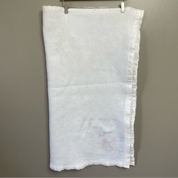 Riegel Satin Trim Baby Security Blanket Teddy Bear Vintage - Picture 9 of 10